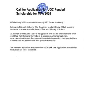 Scholarship Notice